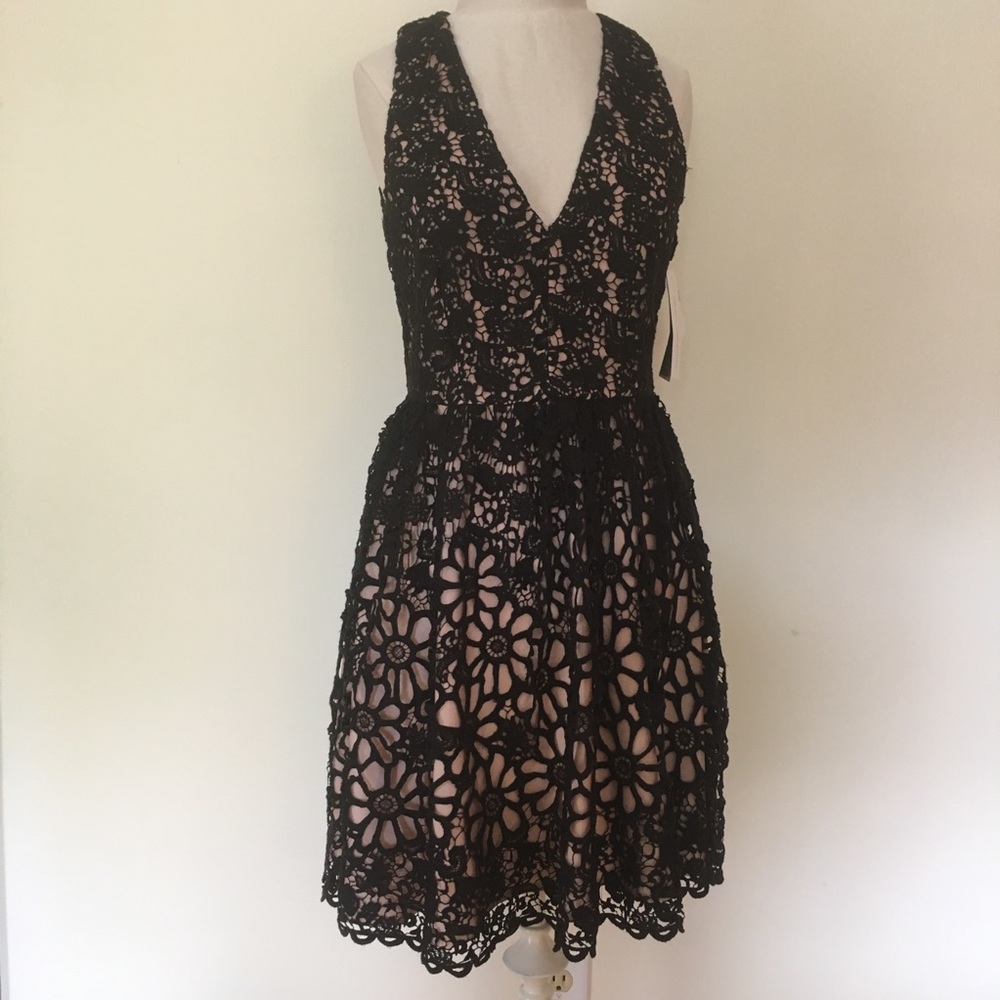 French Connection UK Black Lace Dress